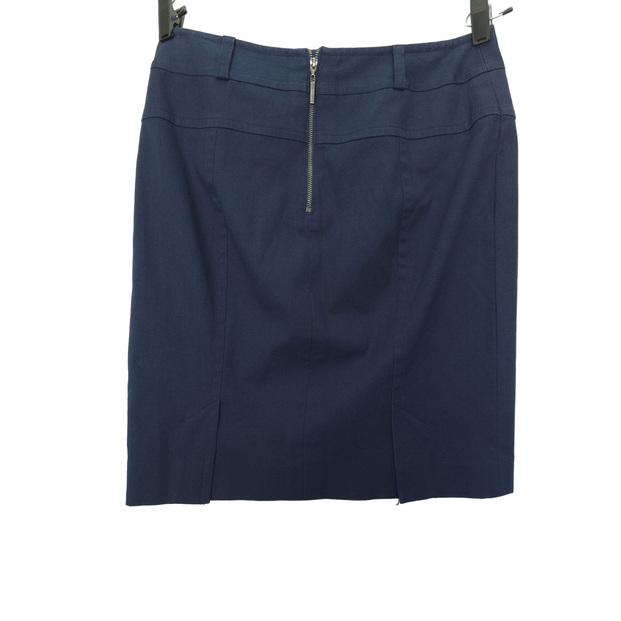 Other Etcetera Pencil Skirt Womens Size 6 Dark Blue Zip back Size 28" / US 6 / IT 42 - 1 Thumbnail
