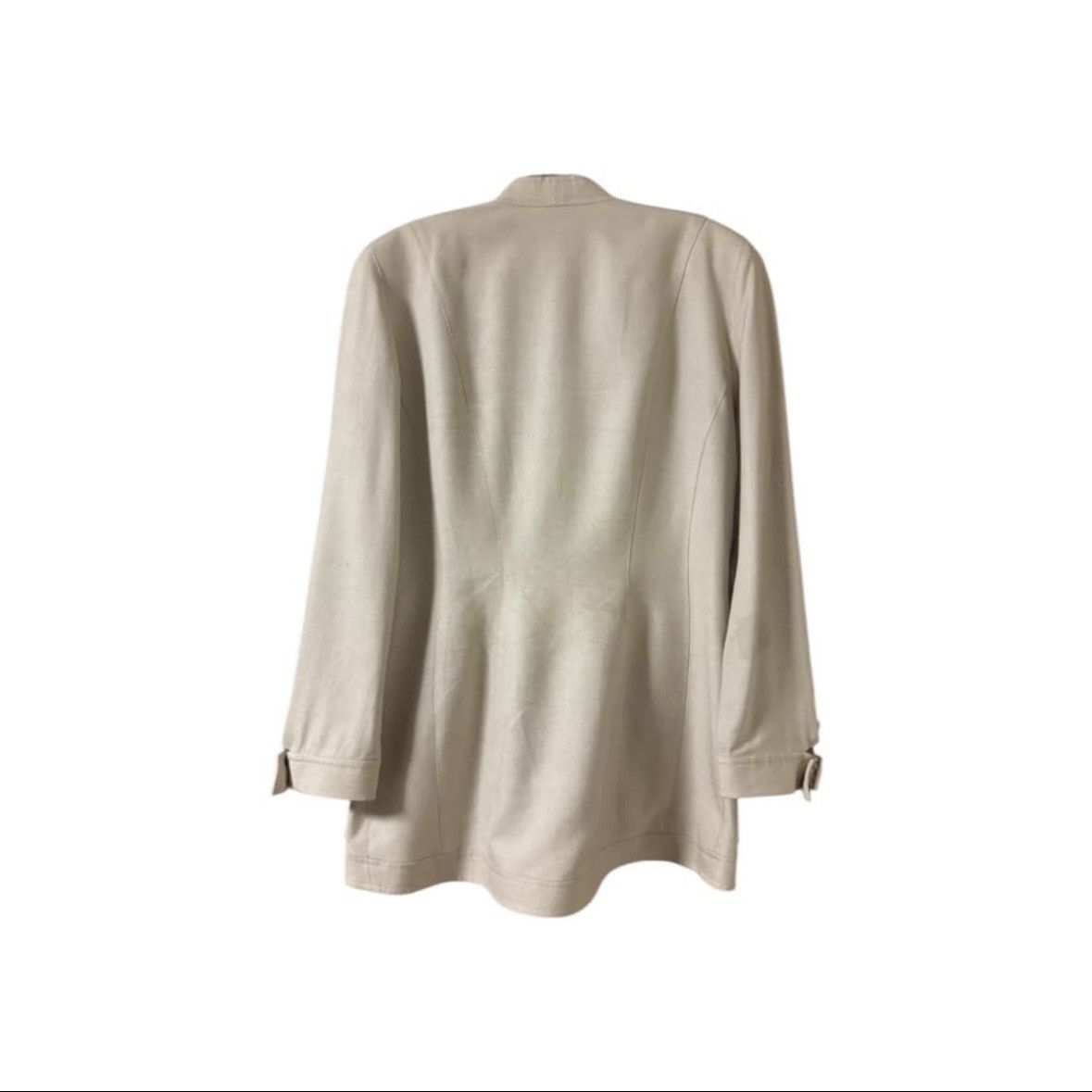 Thierry Mugler Thierry Mugler 1980s Belted Rayon&Linen Jacket Size M / US 6-8 / IT 42-44 - 2 Thumbnail