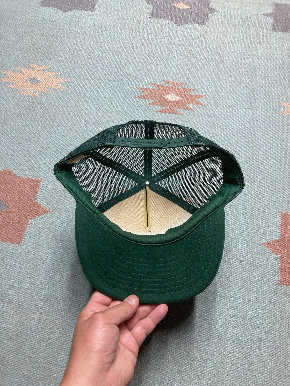 Vintage Vtg trucker hat Big L lumberland Michigan lumber SnapBack Size ONE SIZE - 5 Thumbnail