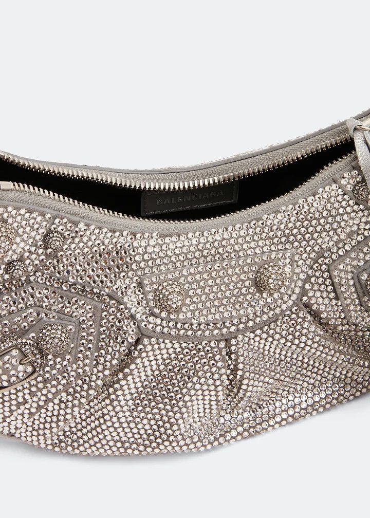 Balenciaga o1tr1nto0426 Size: OS / Le Cagole Shoulder Bag Rhinestones Size ONE SIZE - 4 Thumbnail