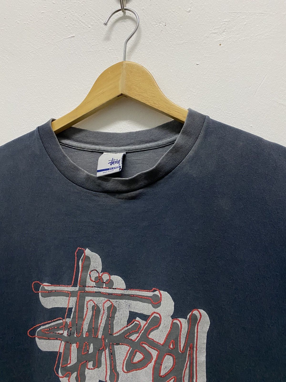 Stussy Rare🔥Vintage Faded STUSSY Big Logo Size US XL / EU 56 / 4 - 5 Thumbnail