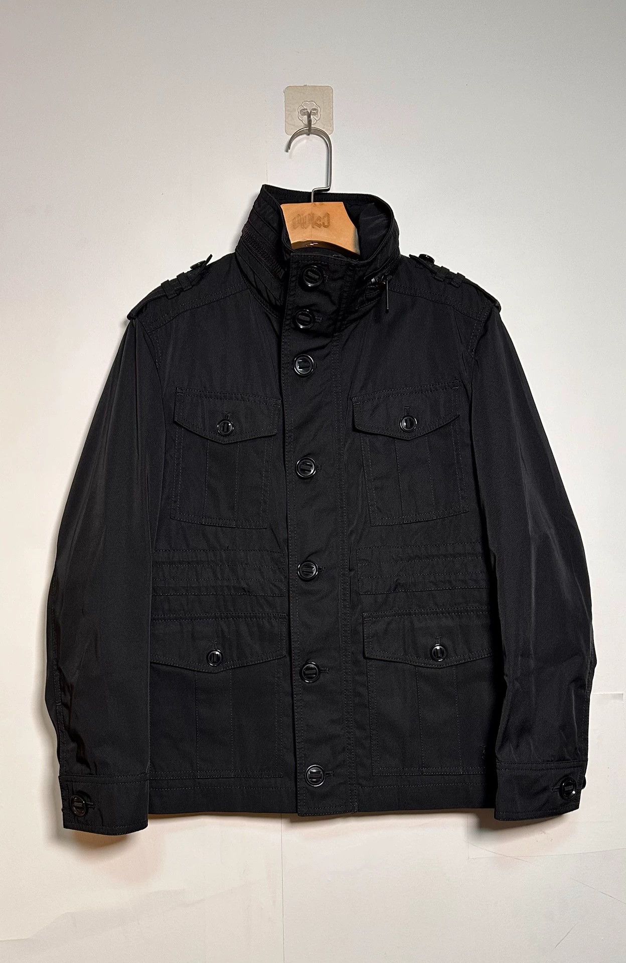 Burberry Burberry Nylon Classic Casual Workwear Jacket M Black Size US M / EU 48-50 / 2 - 1 Thumbnail