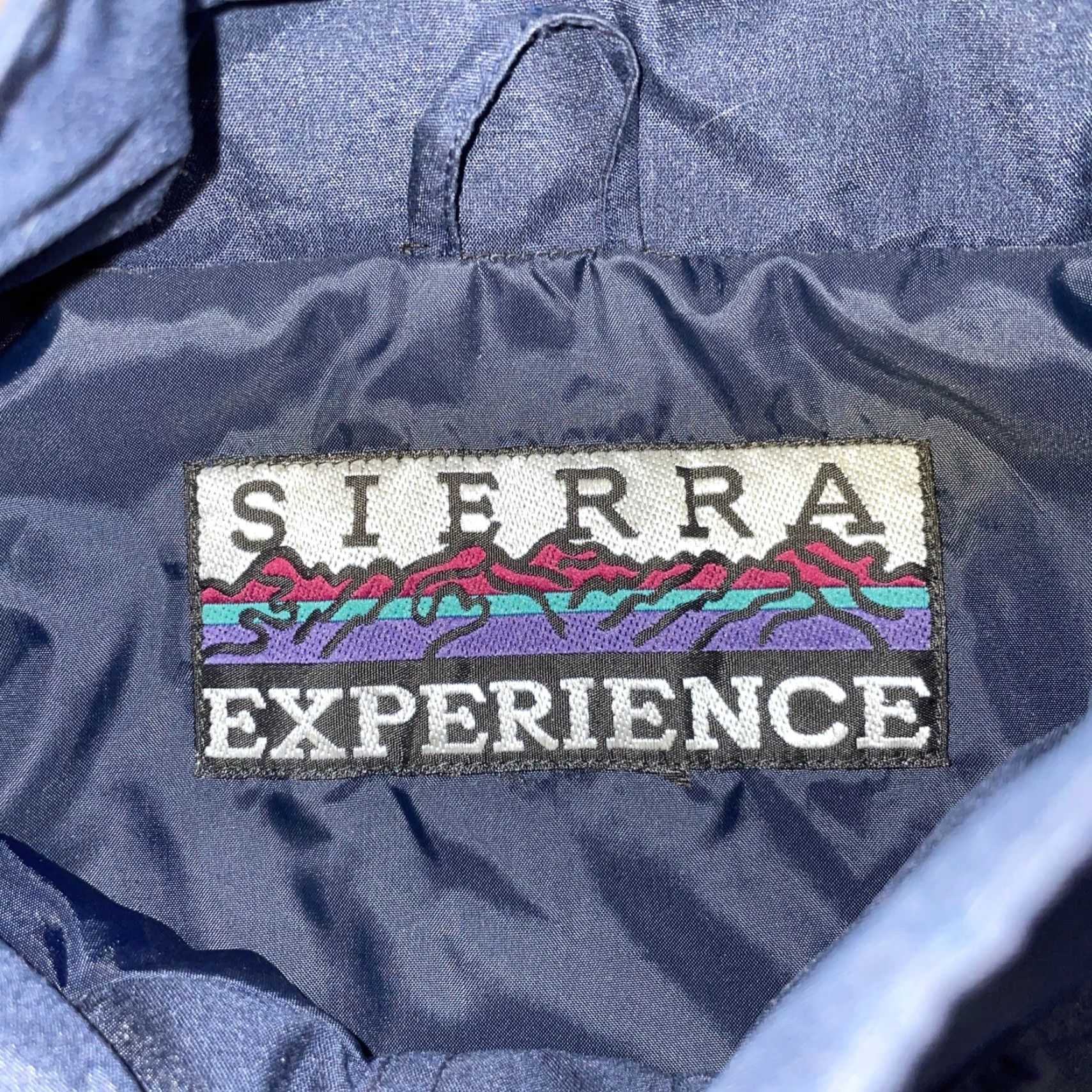 Vintage Sierra Experience Windbreaker Jacket Men M Navy Blue Size US M / EU 48-50 / 2 - 3 Thumbnail