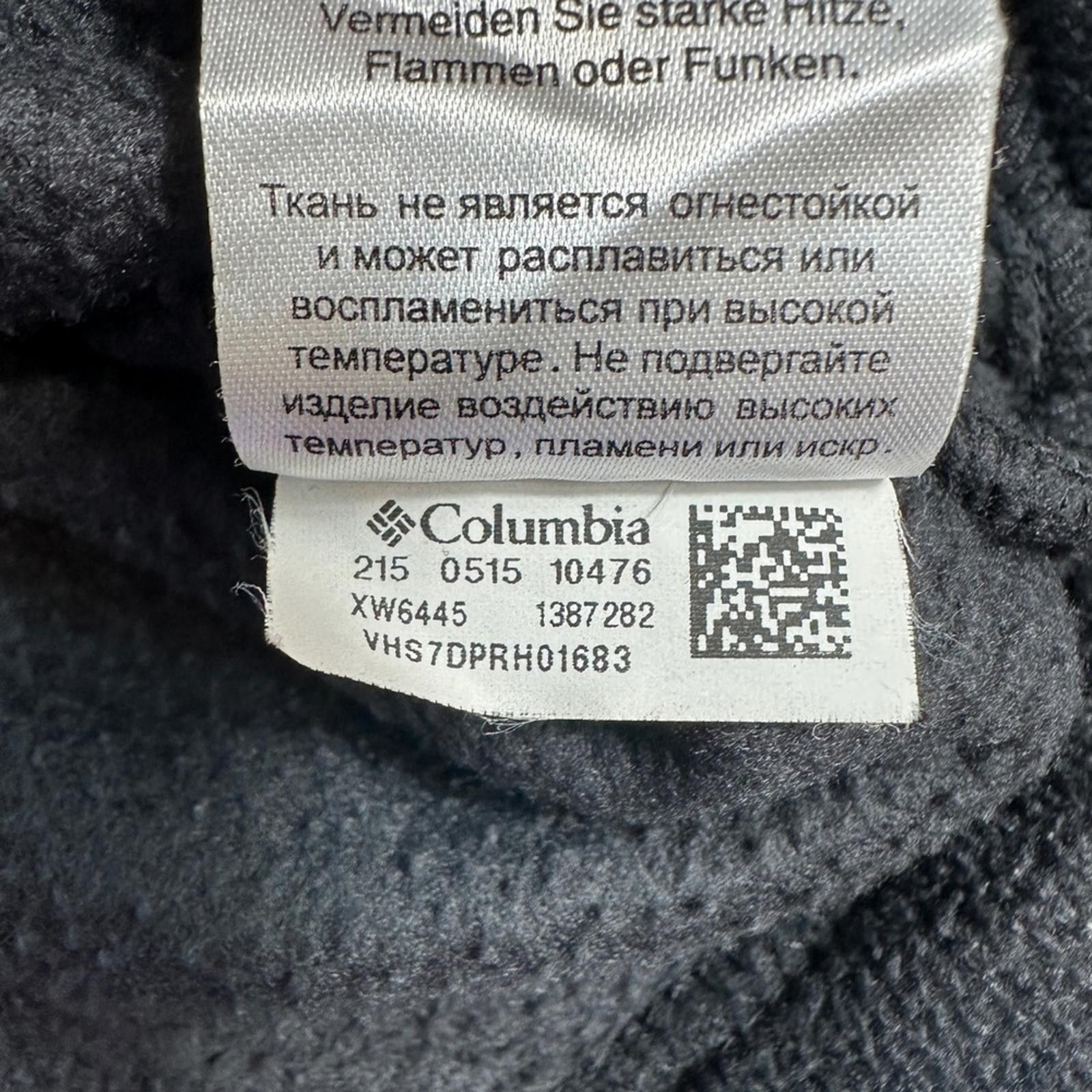 Columbia Columbia Full Zip Fleece Jacket Women's 1X Charcoal Gray Zip Size XL / US 12-14 / IT 48-50 - 10 Thumbnail