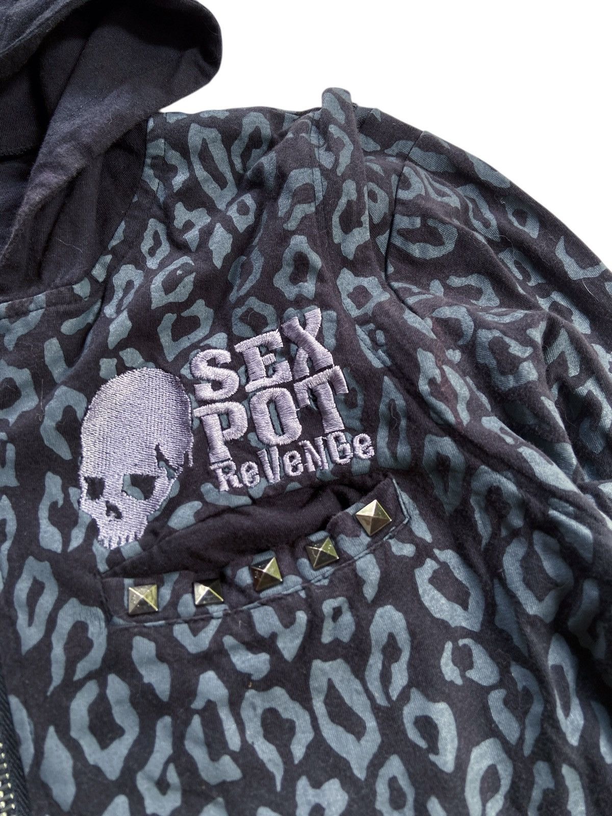 Sex Pot ReVeNGe SEX POT REVENGE PUNK ZIP HOODIE & CAN BE VEST JACKET Size US M / EU 48-50 / 2 - 9 Thumbnail