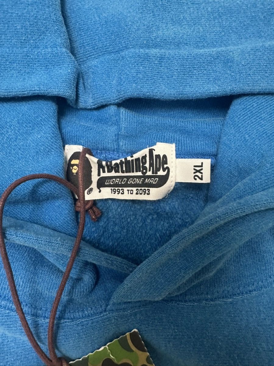 Bape Bape blue hoodie Size US XXL / EU 58 / 5 - 8 Thumbnail