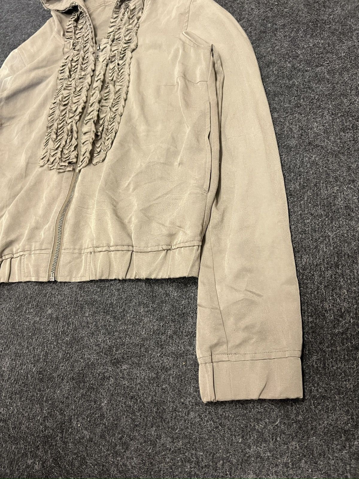 Japanese Brand Estacot vintage archival Japanese brand beige rayon hoodie Size M / US 6-8 / IT 42-44 - 3 Thumbnail