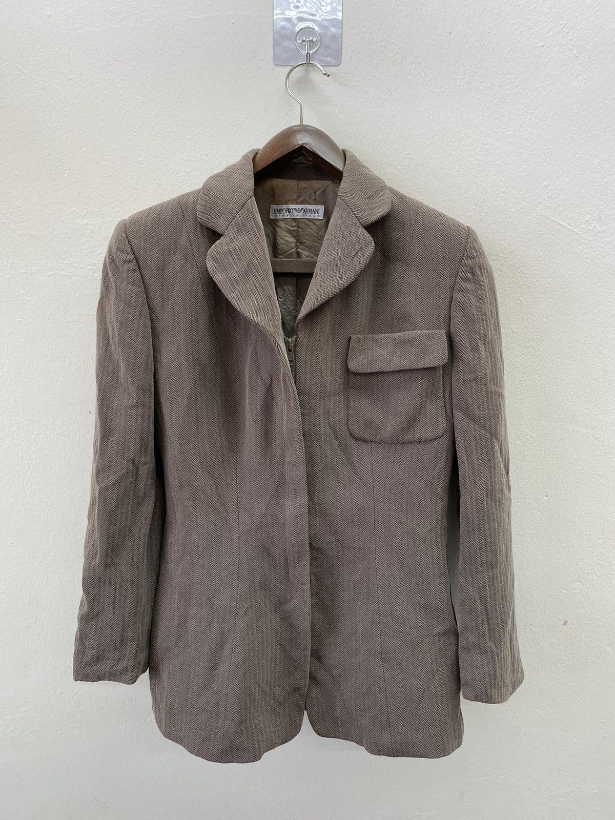 Emporio Armani Vintage Emporio Armani Made In Itali Blazer Coat Jacket Size S / US 4 / IT 40 - 2 Thumbnail