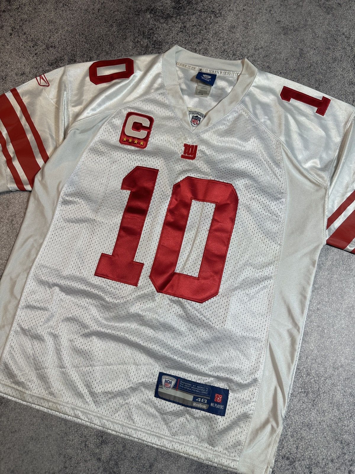 NFL × Reebok Vintage NFL Reebok NY Giants Manning 10 Jersey USA Football Size US M / EU 48-50 / 2 - 3 Thumbnail
