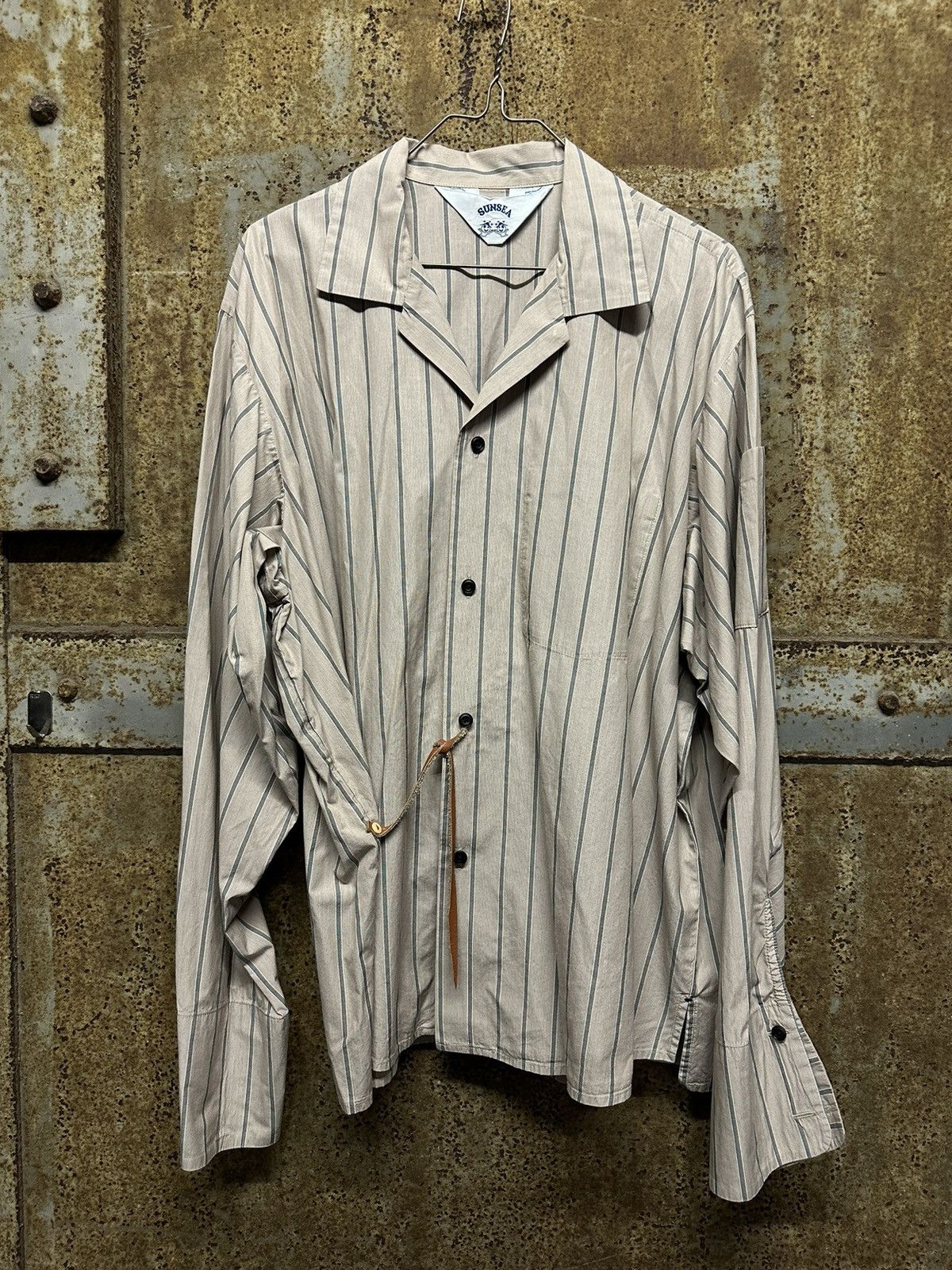 sunsea 20ss linen gigolo shirt