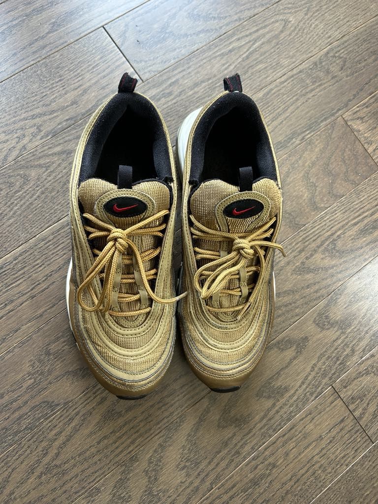 Nike Air Max 97 OG QS 'Metallic Gold' Size US 9.5 / EU 42-43 - 9 Thumbnail
