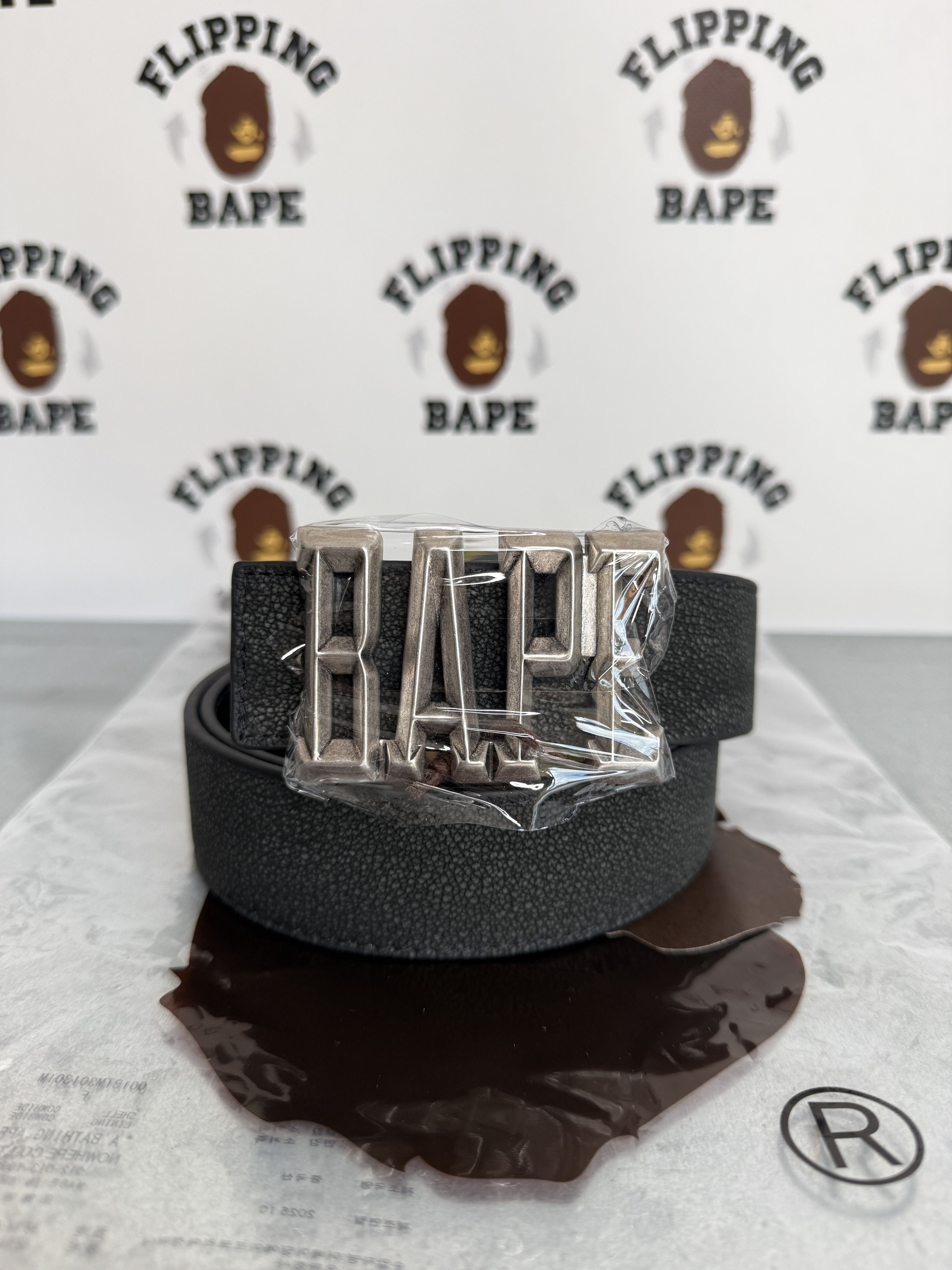 Bape BAPE REVERSIBLE LEATHER BELT Size ONE SIZE - 1 Thumbnail