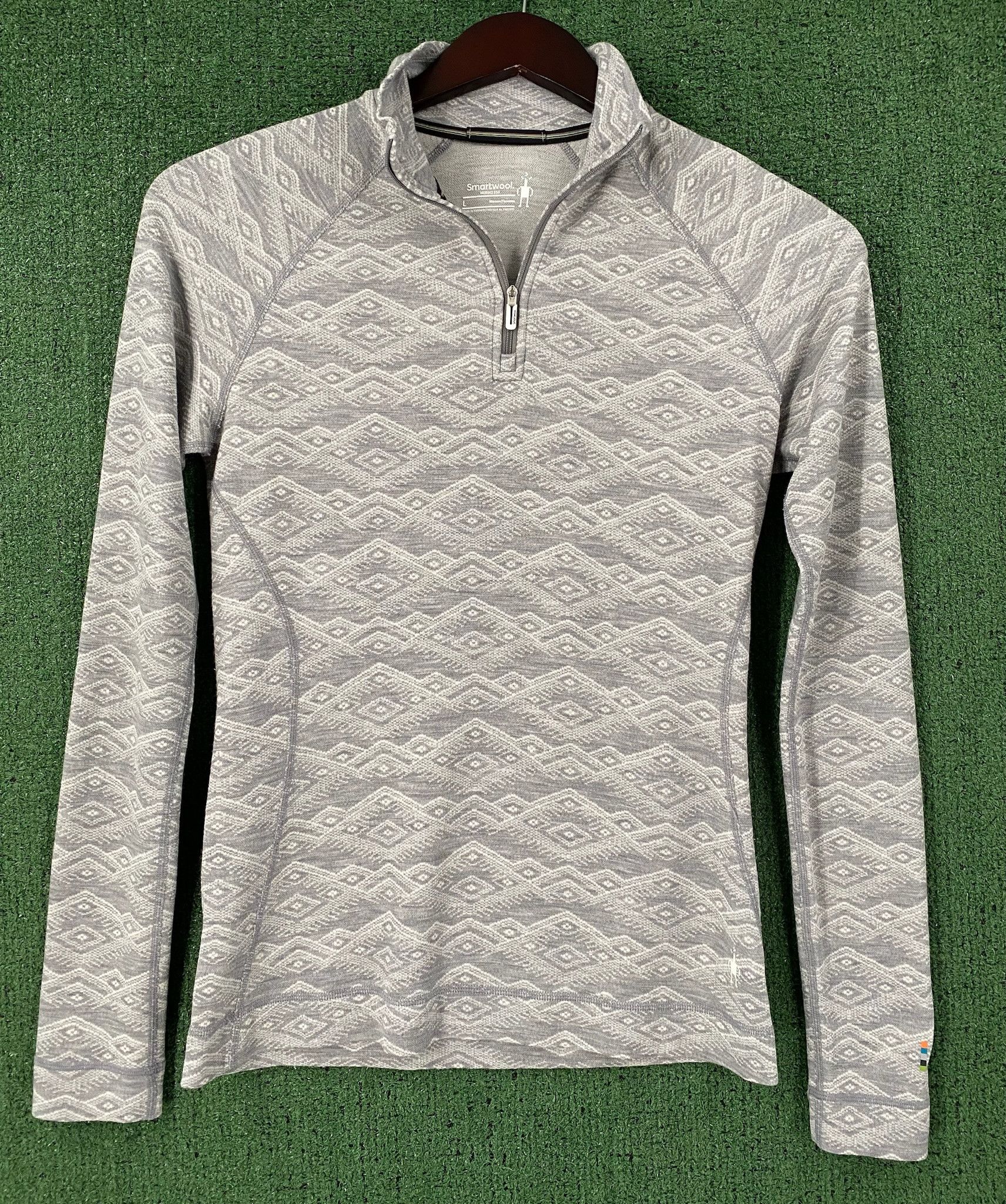 Smartwool Smartwool Merino Wool 1/4 Zip Base Layer Shirt Large Size L / US 10 / IT 46 - 1 Thumbnail