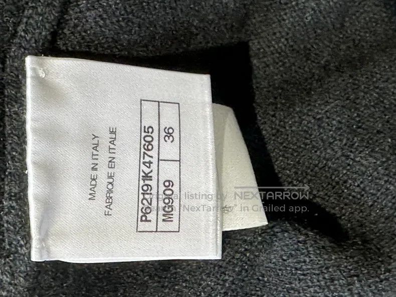 Chanel Chanel Black red-bordered single-breasted knitted cardigan Size XS / US 0-2 / IT 36-38 - 4 Thumbnail