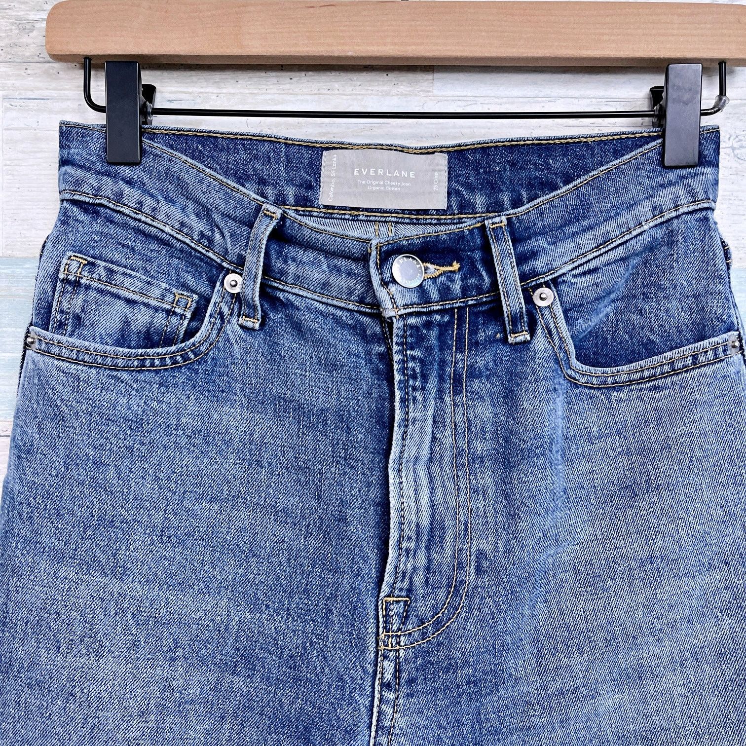 Everlane Everlane The Original Cheeky Crop Jean Medium High Womens 23 Size 23" - 2 Thumbnail