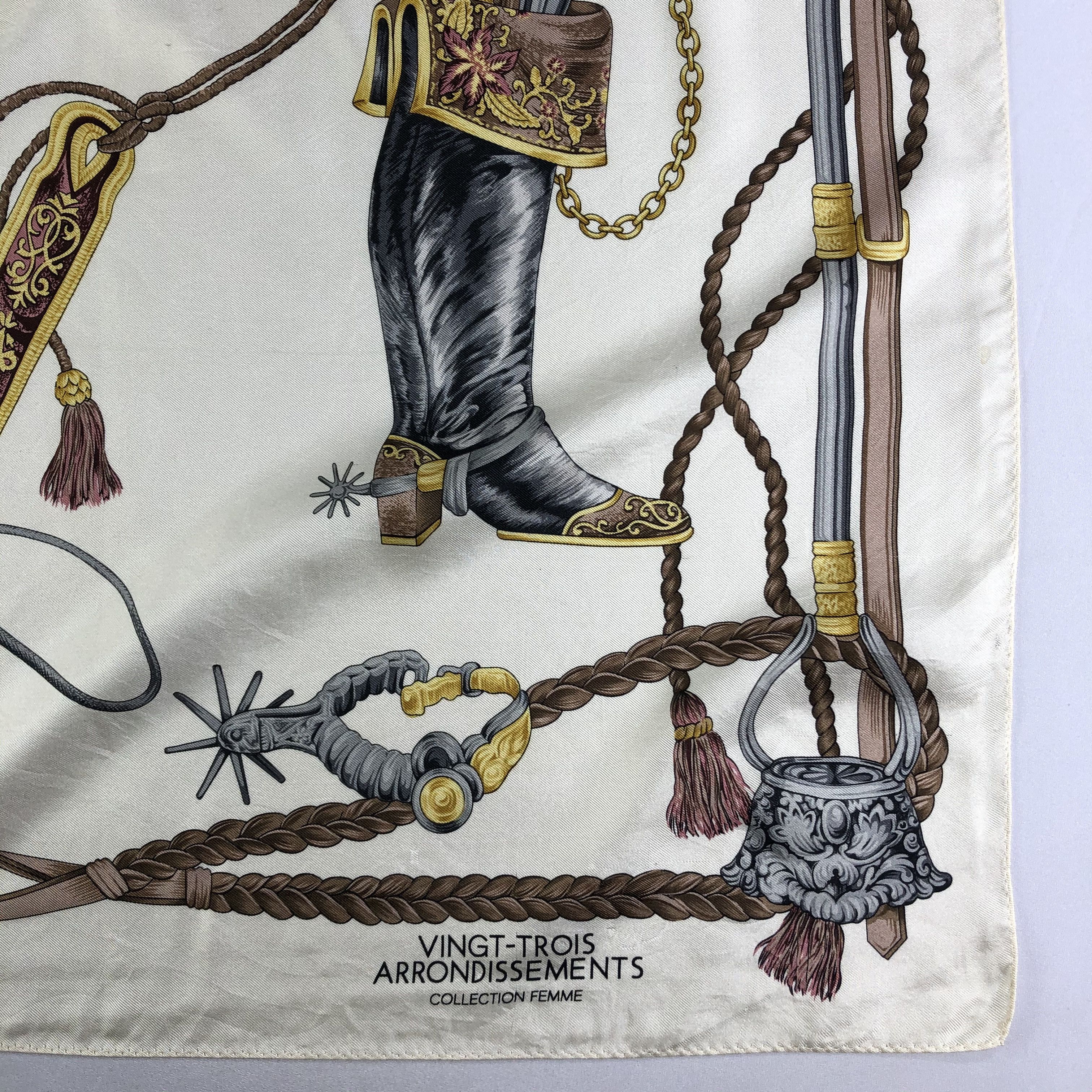 Vintage Vintage Silk Scarf Size ONE SIZE - 3 Thumbnail
