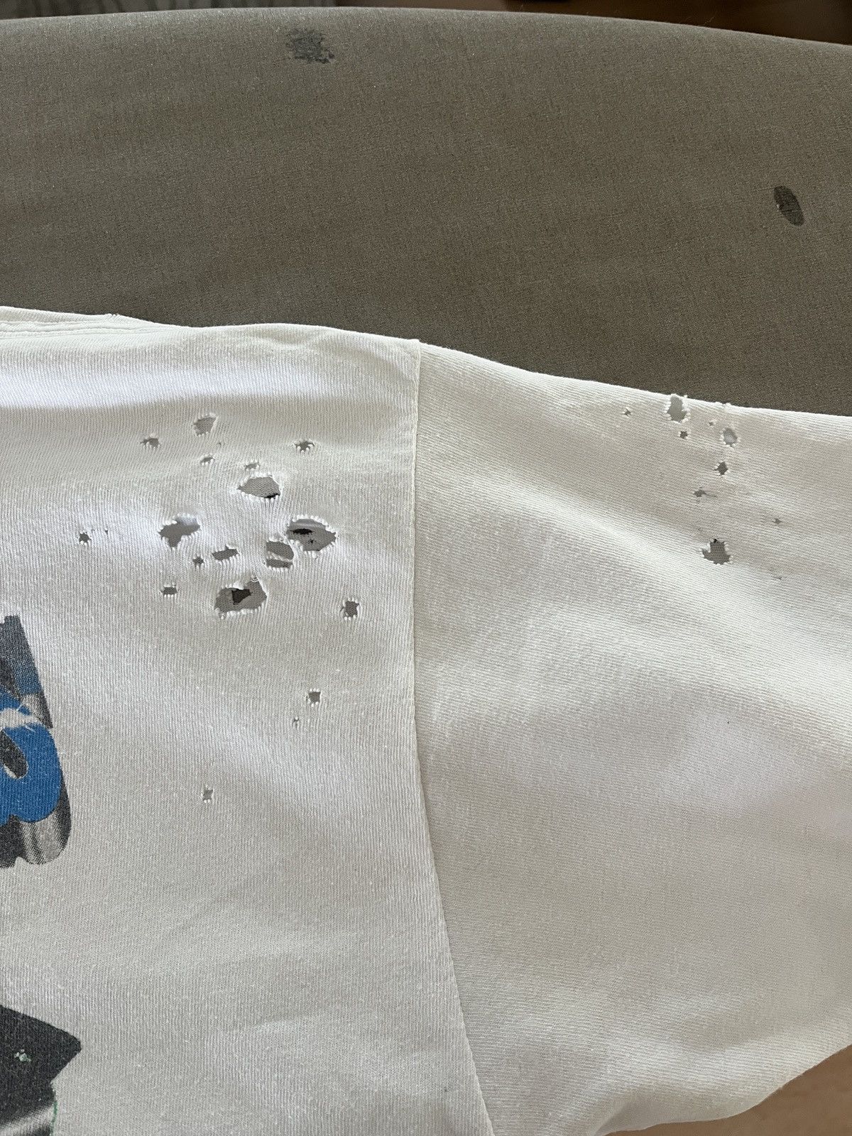 Vintage Vintage 90s Thrashed NASCAR Tee Size US XL / EU 56 / 4 - 9 Thumbnail