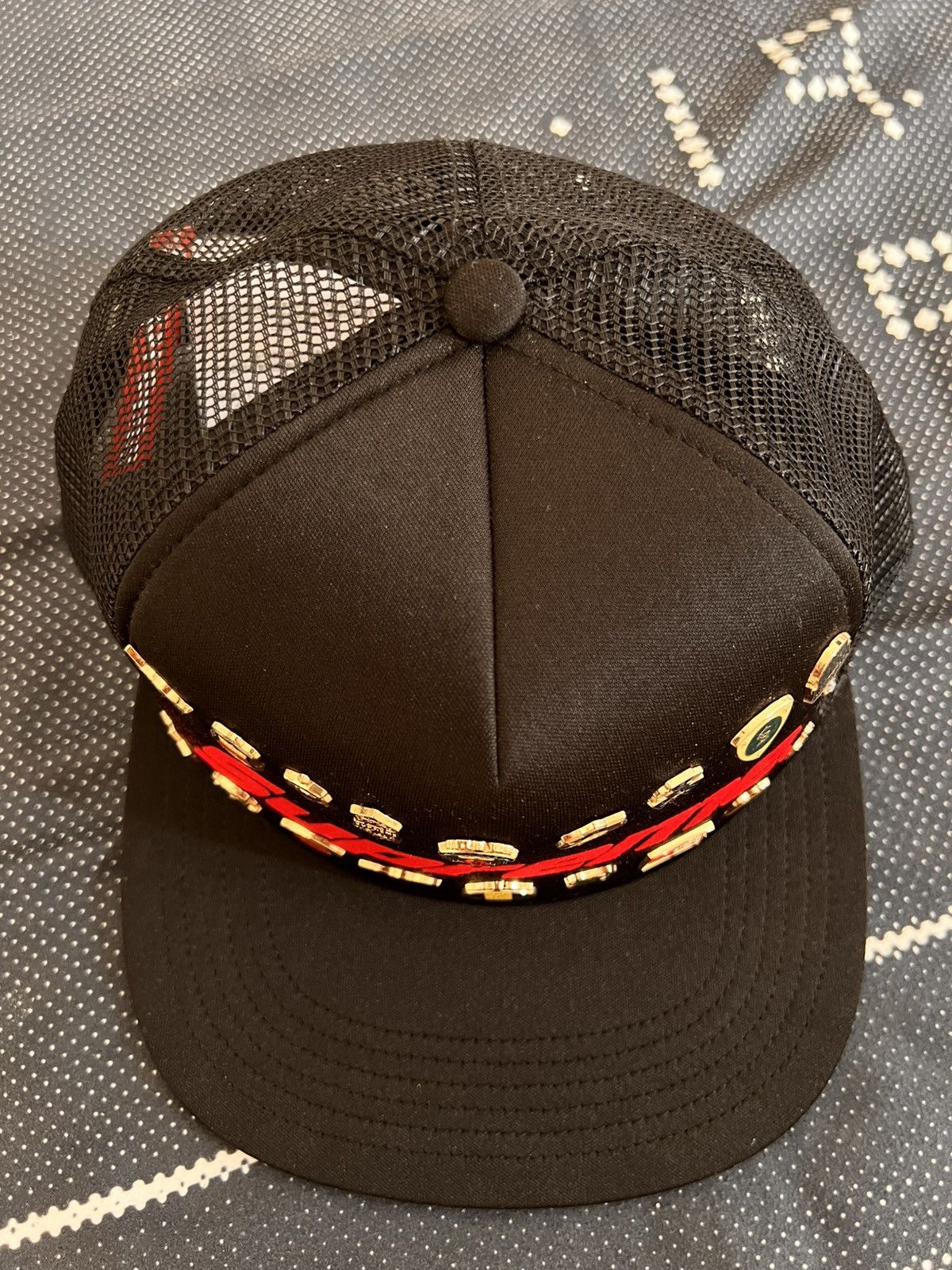 Supreme Supreme Pins Mesh Back 5 Panel Black cap hat snapback enamel Size ONE SIZE - 19 Thumbnail