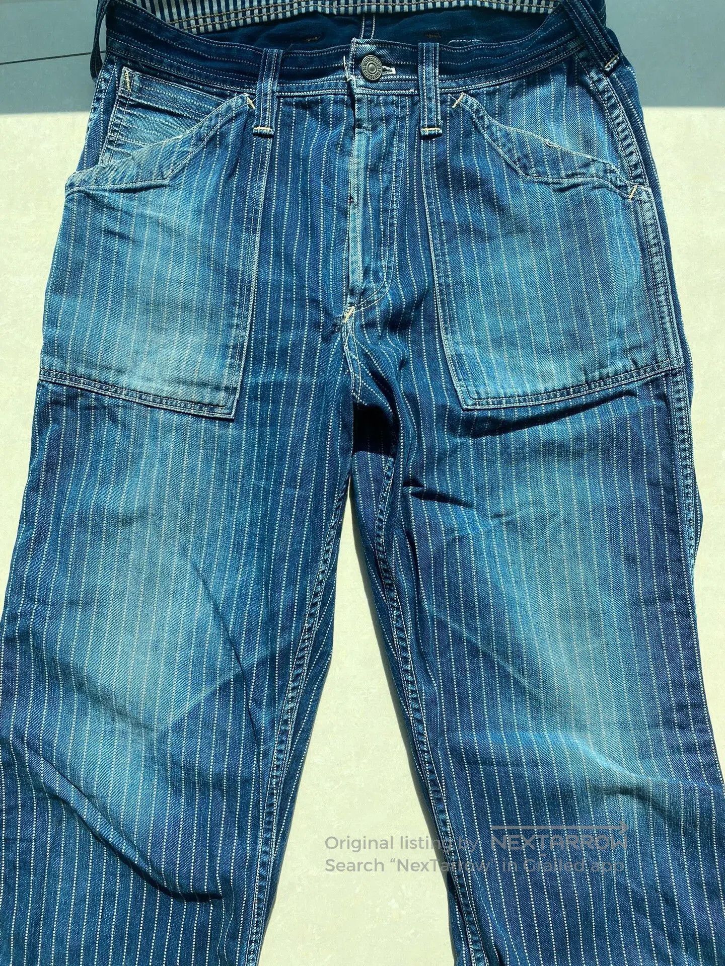 Freewheelers longshoreman bootleggers denim pants for men. Size US 30 / EU 46 - 3 Thumbnail
