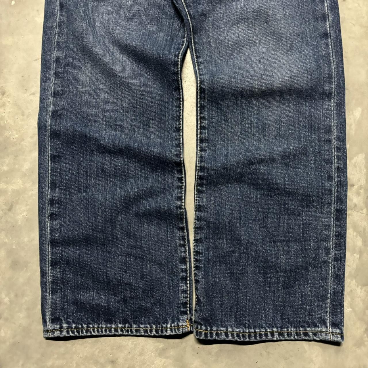 Polo Ralph Lauren × Vintage Crazy Y2K/2000s Grunge Polo Ralph Lauren Dark Wash Denim Jeans! Size US 36 / EU 52 - 6 Thumbnail