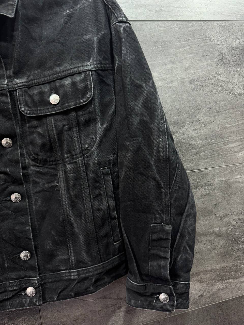 Acne Studios Acne Studios Bla Konst Lamp Black Denim Jacket Size S / US 4 / IT 40 - 5 Thumbnail