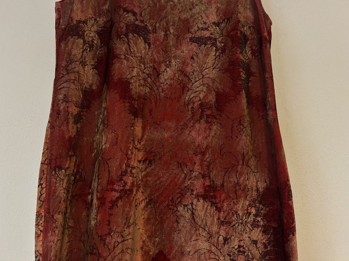 Roberto Cavalli Roberto Cavalli Red Jacquard Dress Size M / US 6-8 / IT 42-44 - 3 Thumbnail