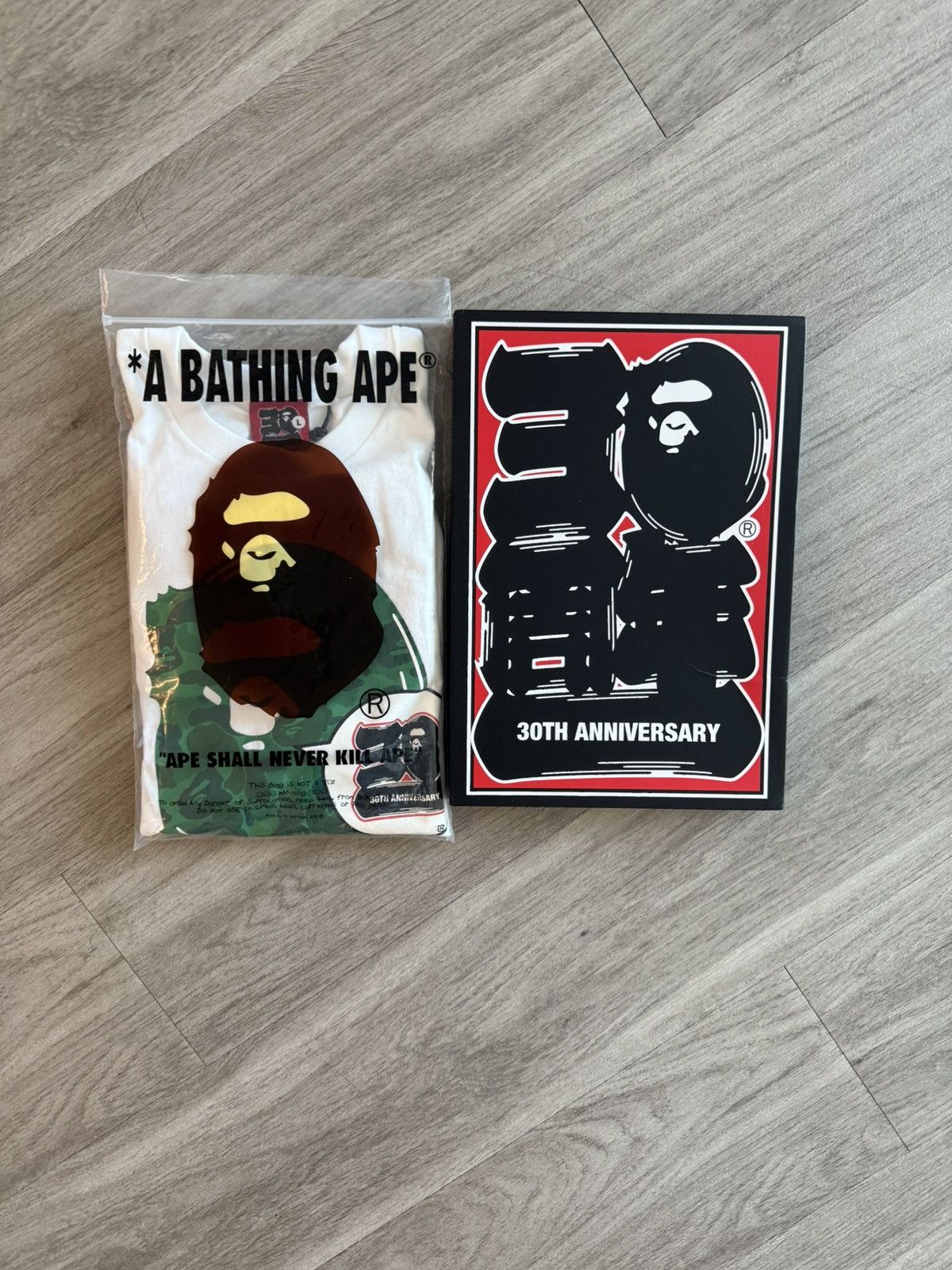 Bape Bape Shibuya 30th Anniversary Ape Head Tee Size US L / EU 52-54 / 3 - 3 Thumbnail