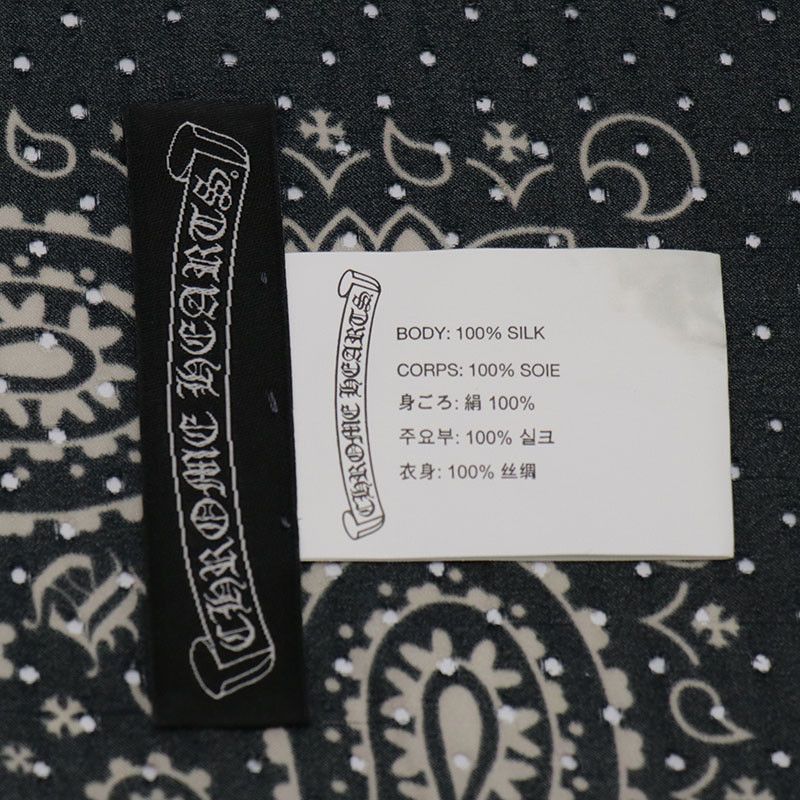 Chrome Hearts Chrome Hearts Silk Bandana Size ONE SIZE - 5 Thumbnail