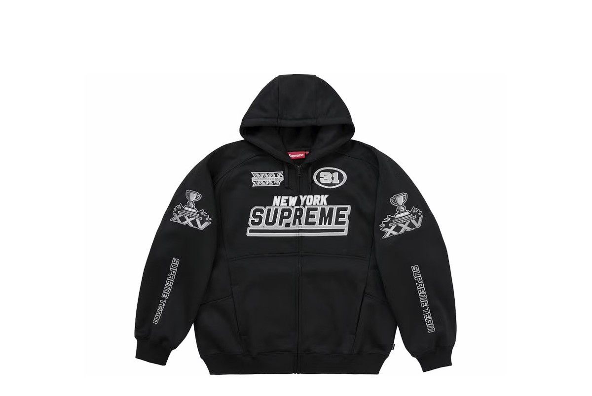 Supreme Supreme Football Zip Up Hooded Sweatshirt Size US L / EU 52-54 / 3 - 1 Preview