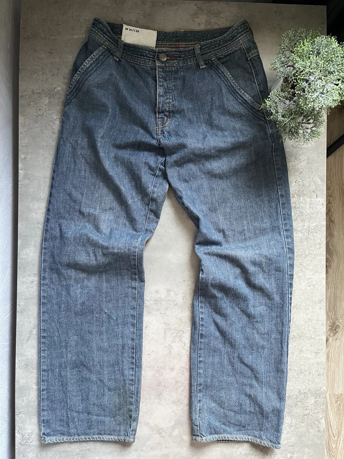 Oakley Vintage Y2K Oakley Industrial Baggy Jeans Size US 31 - 1 Thumbnail