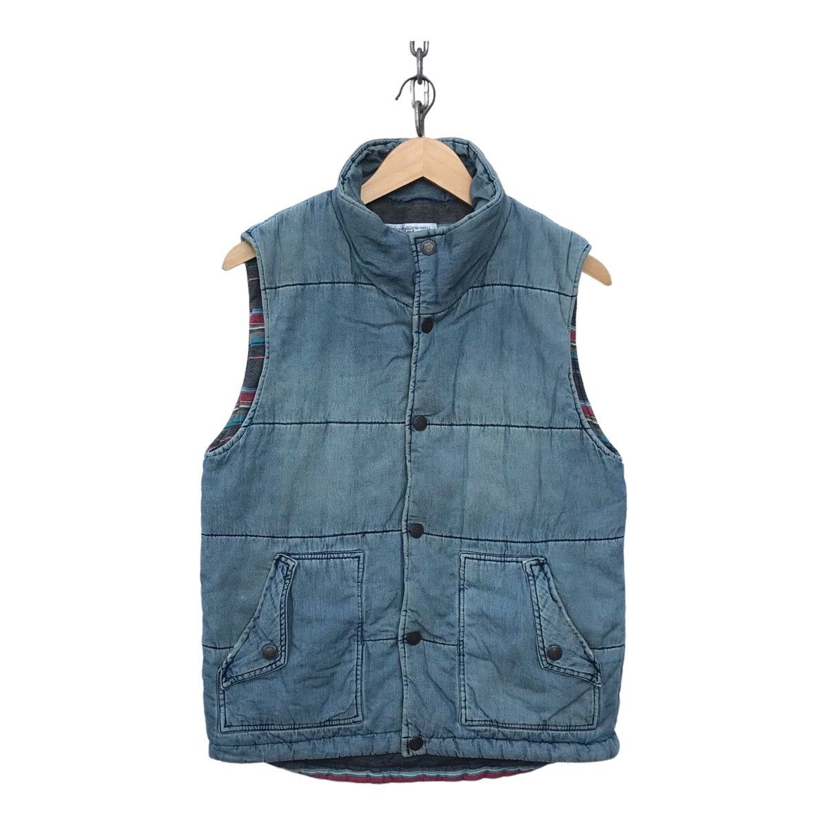Japanese Brand Power to the People Streetwear Vest Size US S / EU 44-46 / 1 - 1 Thumbnail