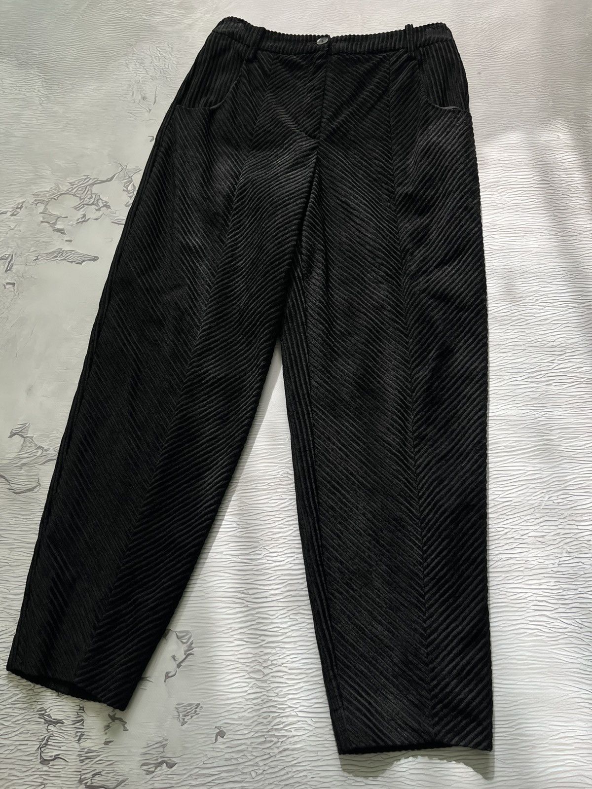 Annette Gortz Annete Gortz Velvet Pants Burki Les Colection Bern Black Size 25" / US 0 / IT 36 - 2 Thumbnail
