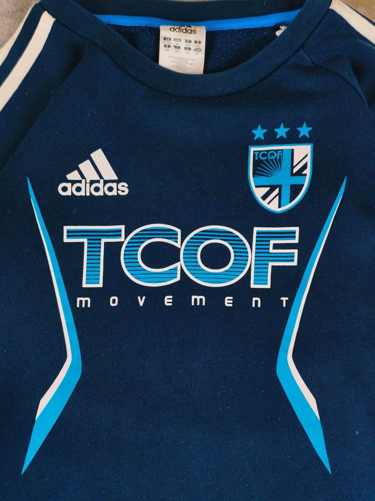 Adidas × Vintage Adidas Tcof Movement Sweatshirt Size US M / EU 48-50 / 2 - 4 Thumbnail