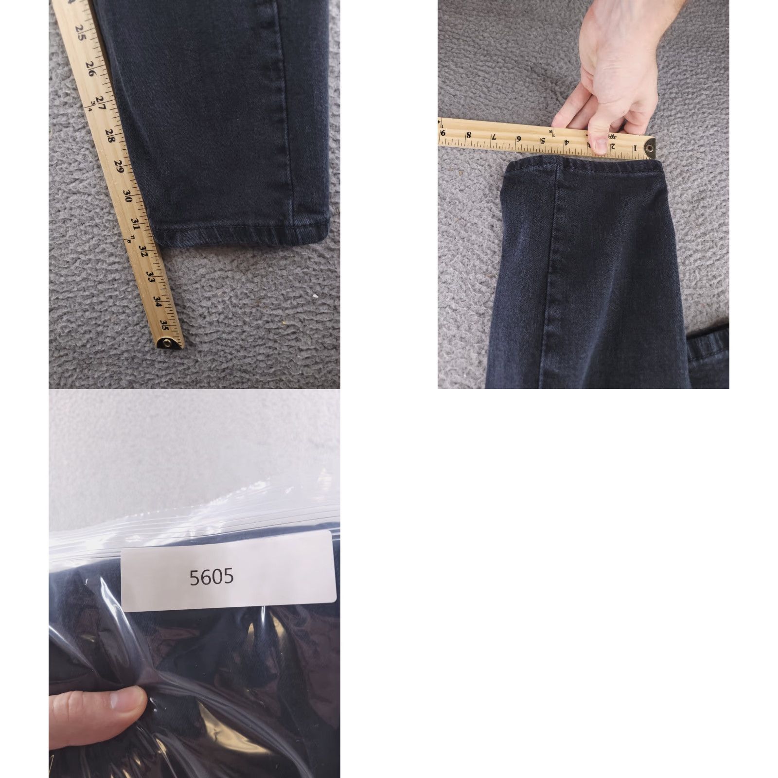Levi's Levi's Jeans Skinny Black 29x32 Men Regular Denim Size US 29 - 8 Thumbnail