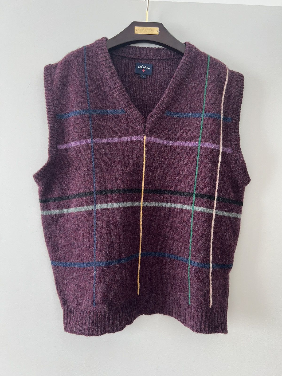 Noah Noah Shetland Block Sweater Vest XXL | Grailed