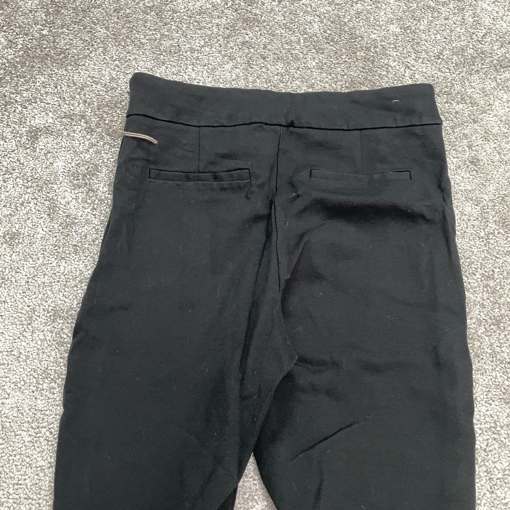 Vintage A New Day Jegging Pants Womens Medium Black High Rise 28x28 Side Zip Slim Skinny Light Stretch Faced By Breathable Comfort Size 32" / US 10 / IT 46 - 3 Thumbnail