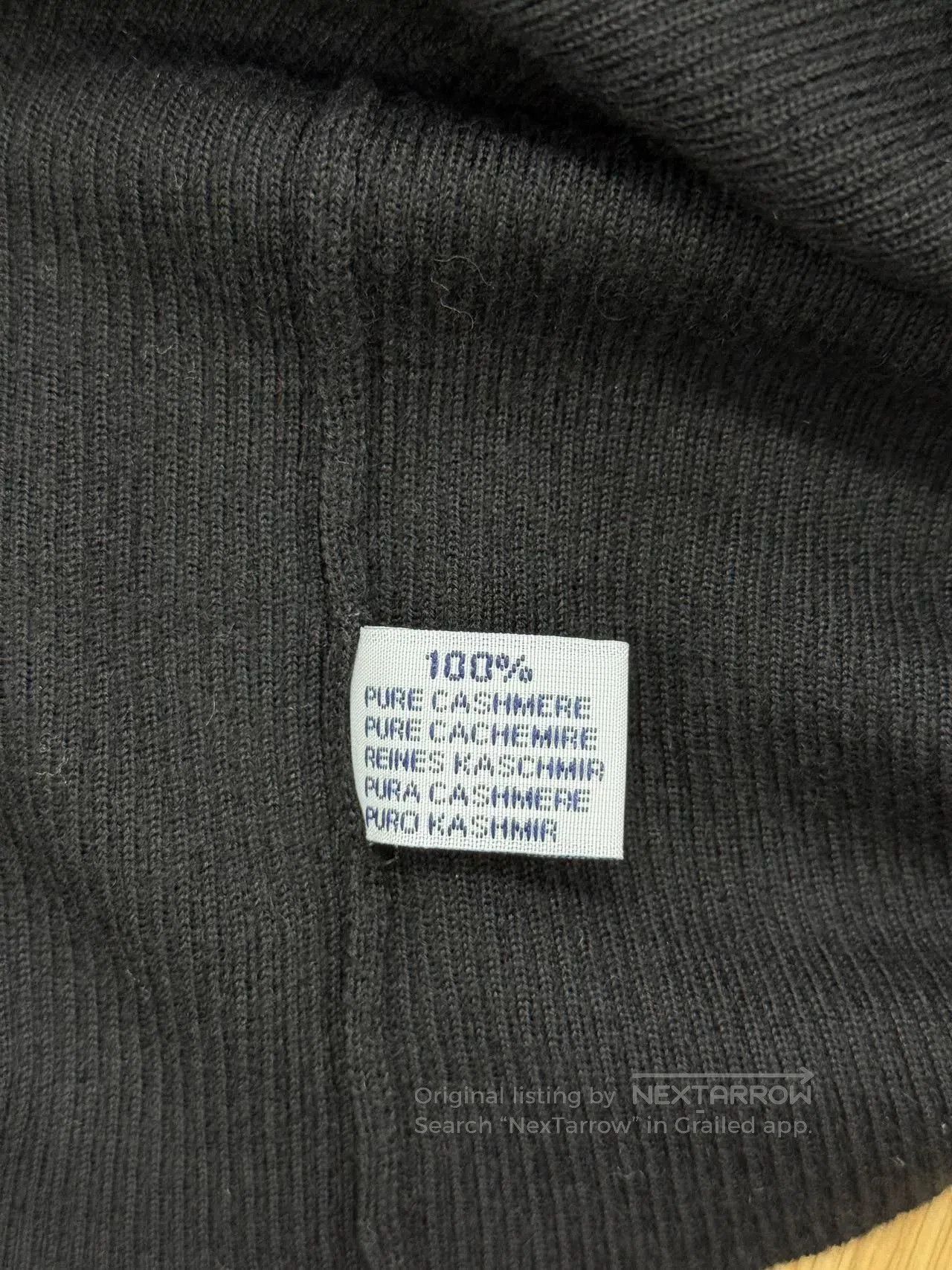 Barrie Black Turtleneck Wool Sweater with Lace Trim. Size L / US 10 / IT 46 - 7 Thumbnail