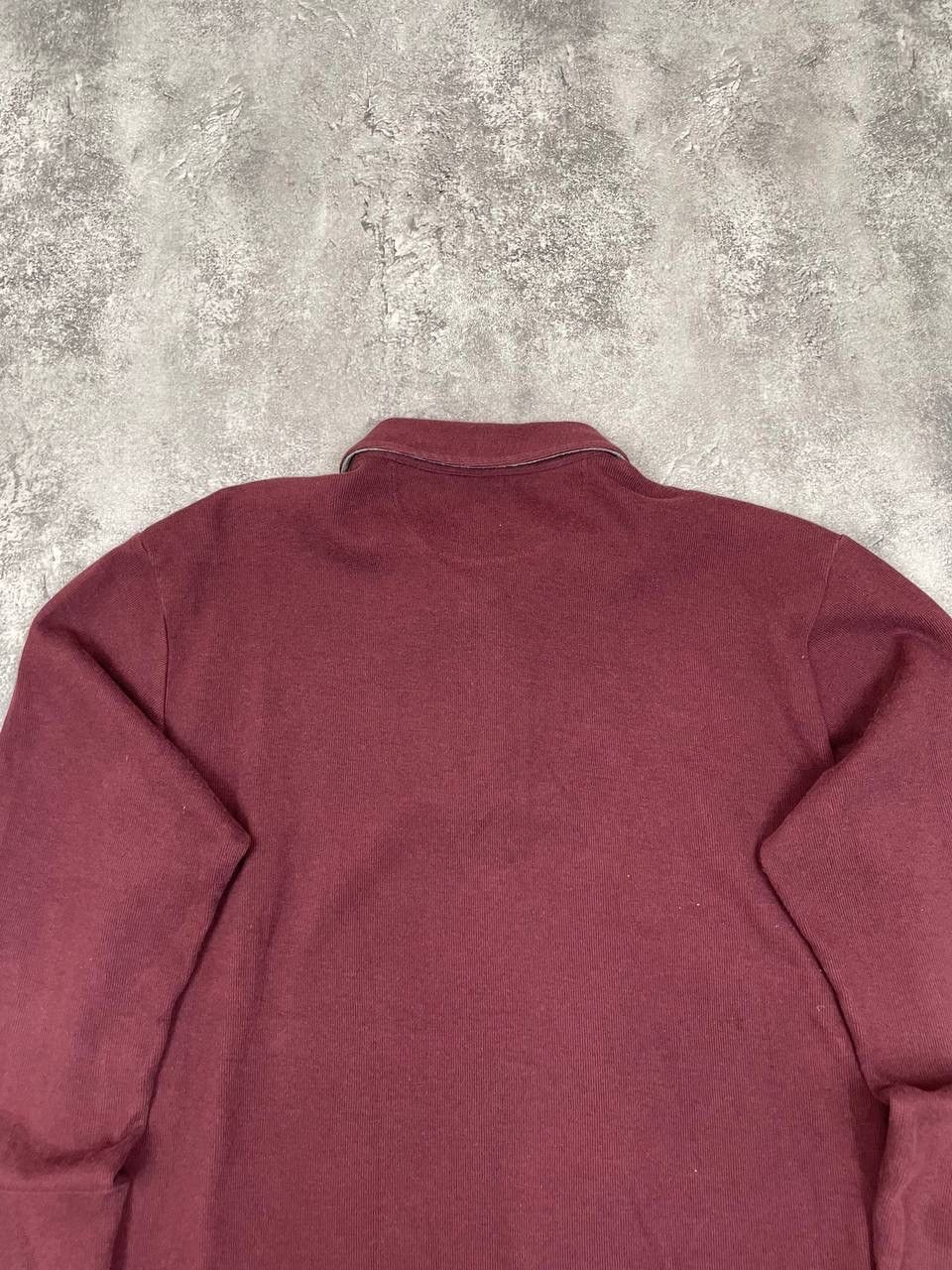 Gant Gant Vintage Men Cotton Polo Sweatshirt Burgundy Size XL Size US XL / EU 56 / 4 - 6 Thumbnail
