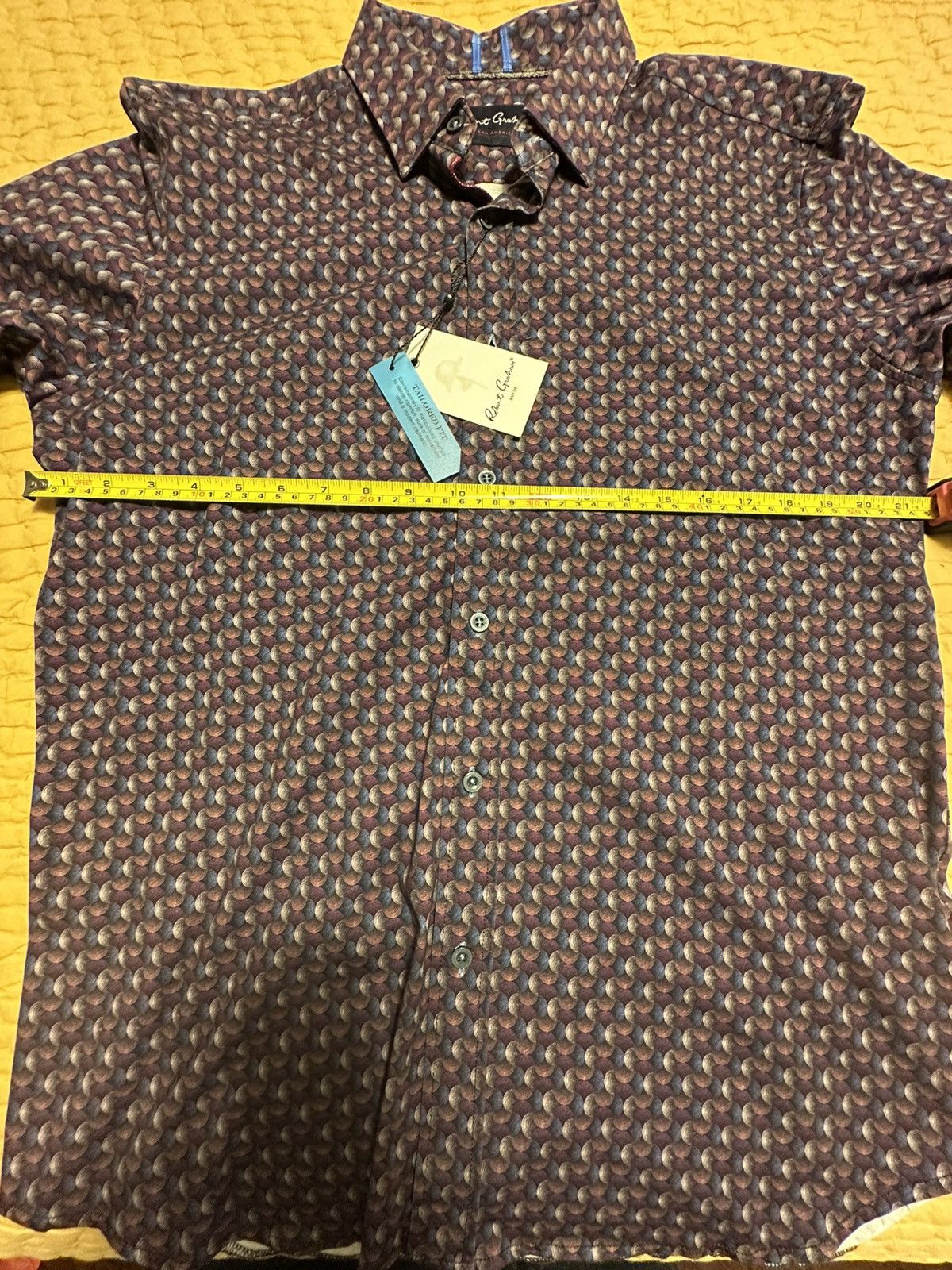 Robert Graham obert Graham Men’s Patterned Shirt - Purple Size US L / EU 52-54 / 3 - 6 Thumbnail