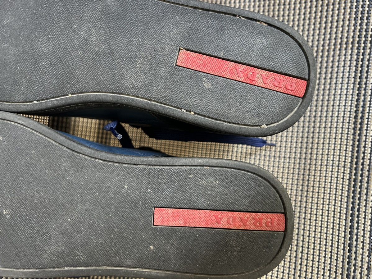 Prada Prada Leather High Trainers Size US 8.5 / EU 41-42 - 9 Thumbnail