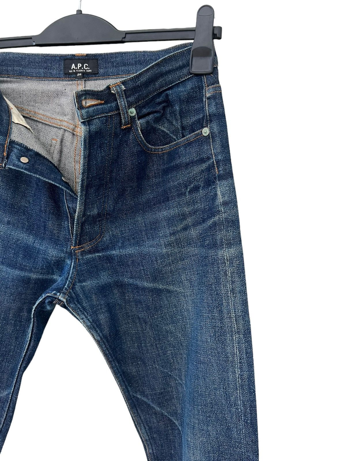 A.P.C. Vintage A.P.C. Aged Faded Denim Selvedge Jeans Regular Size US 28 / EU 44 - 11 Thumbnail