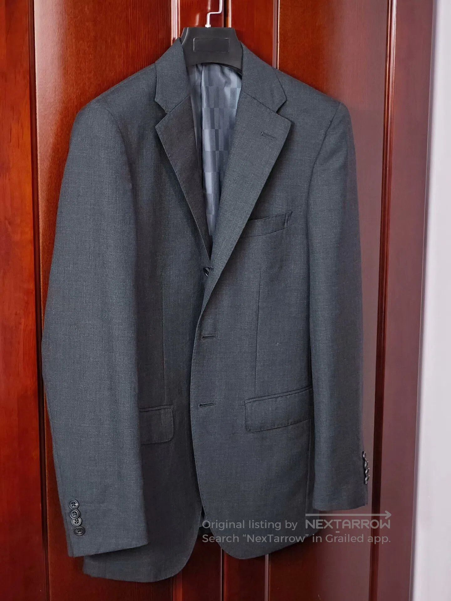 Holland & Sherry Holland Sherry Gray Wool Blazer. Size US S / EU 44-46 / 1 - 1 Thumbnail