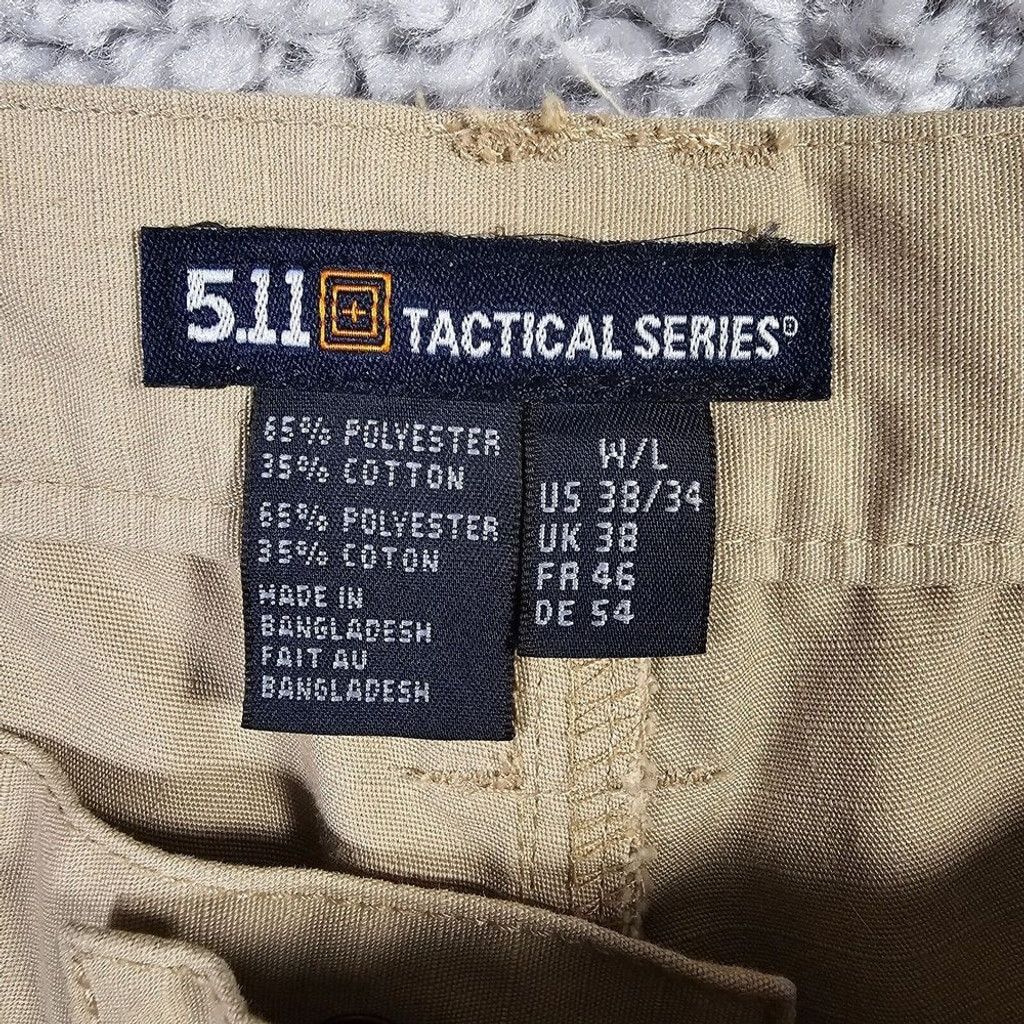 5.11 511 Tactical Cargo Pants 38x34 (Fits 34x33) Taclite Pro Size US 38 / EU 54 - 6 Thumbnail
