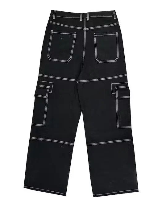 VIBE Multi Pocket Baggy Cargo Denim Size US 32 / EU 48 - 3 Thumbnail