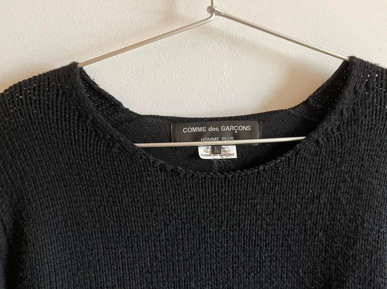 Comme des Garcons Comme des Garcons Black wool ball round neck long sleeve s Size US L / EU 52-54 / 3 - 3 Thumbnail