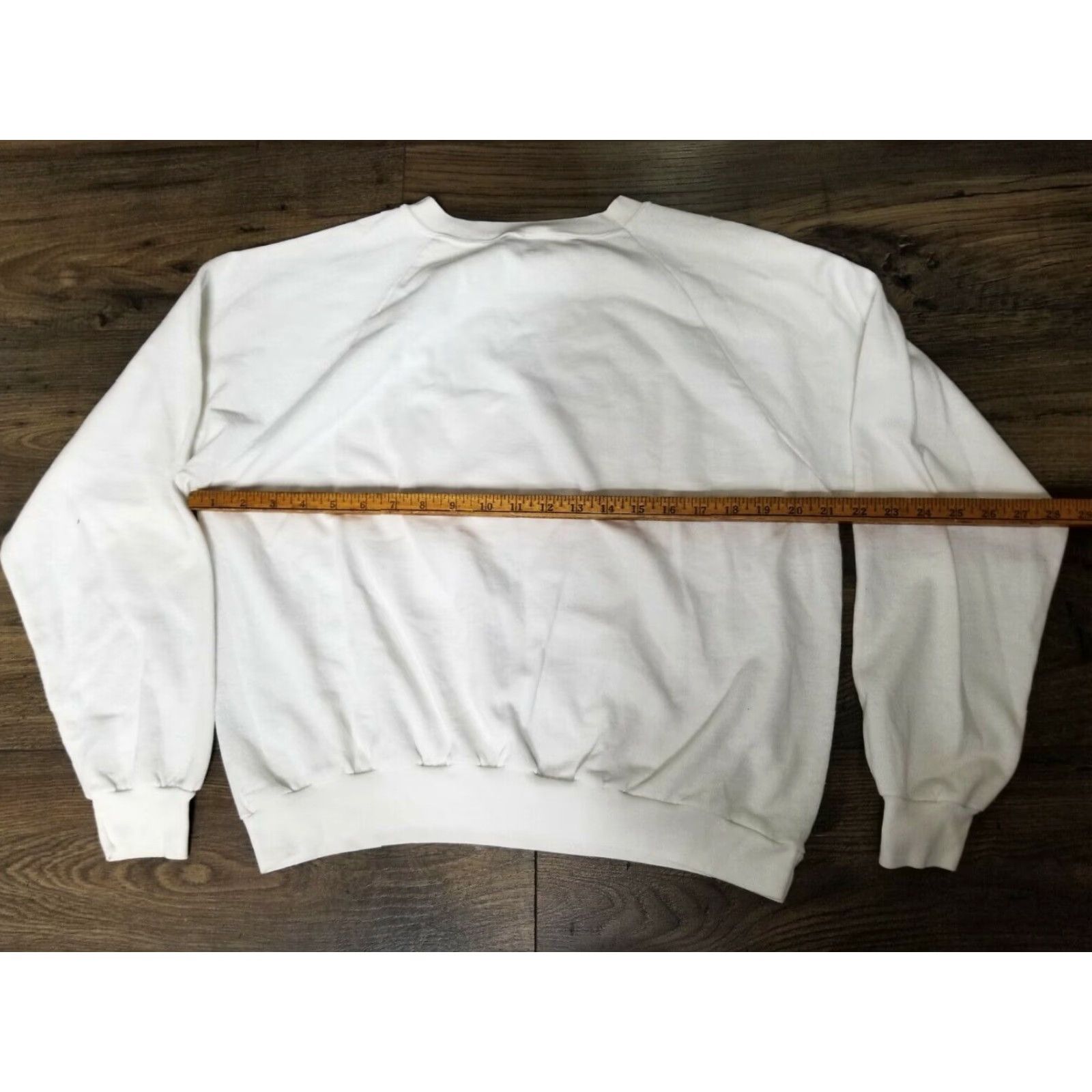 Vintage Vintage USA Florida Sailing Flags Crewneck Sweatshirt L White Cotton Unbranded Unisex Adults Sweatshirt Distressed Graphic 90s? Size L / US 10 / IT 46 - 6 Thumbnail