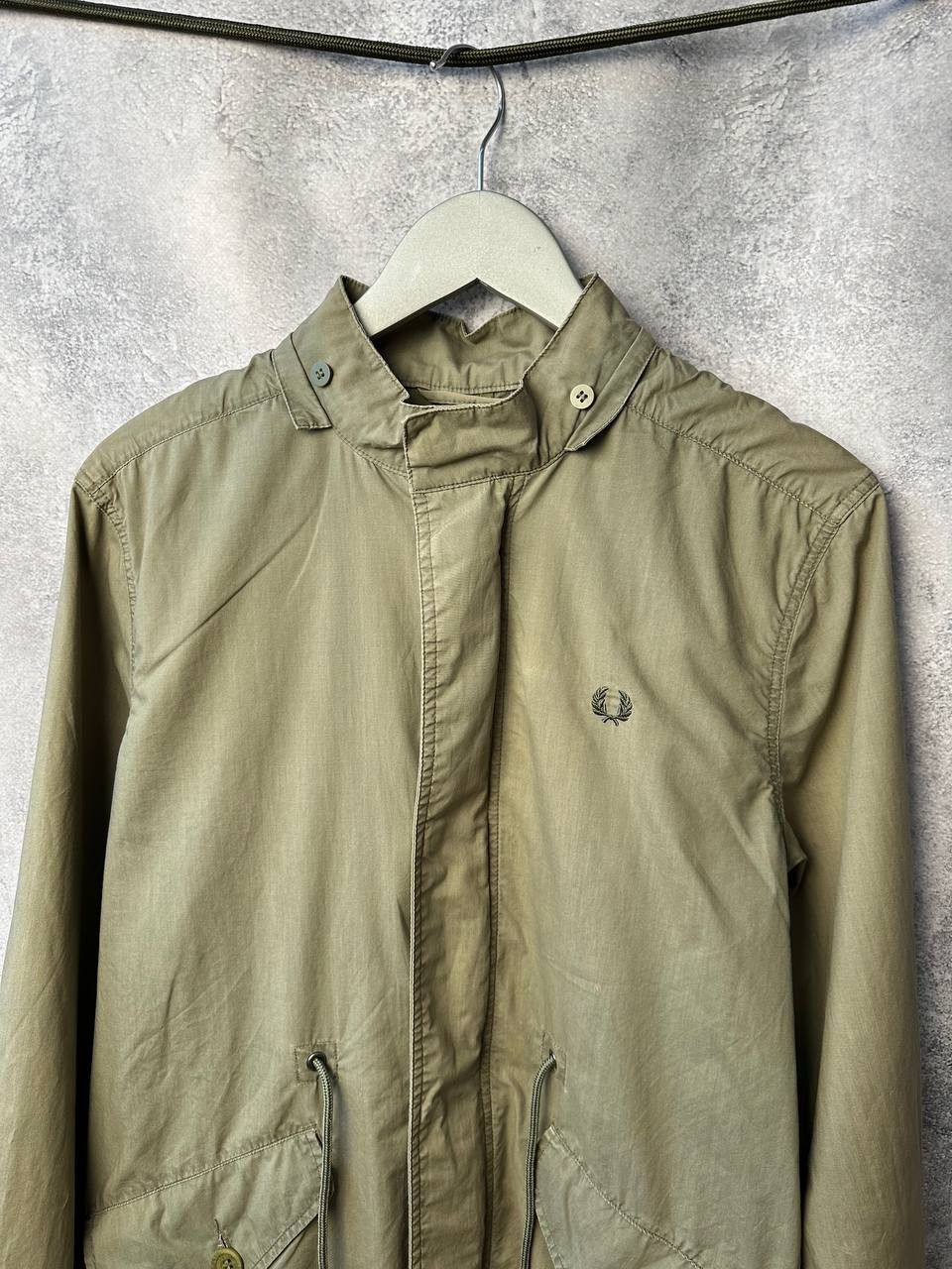 Fred Perry Fred Perry Vintage 90s Long Coat Jacket Lightweight Khaki Size US S / EU 44-46 / 1 - 5 Thumbnail