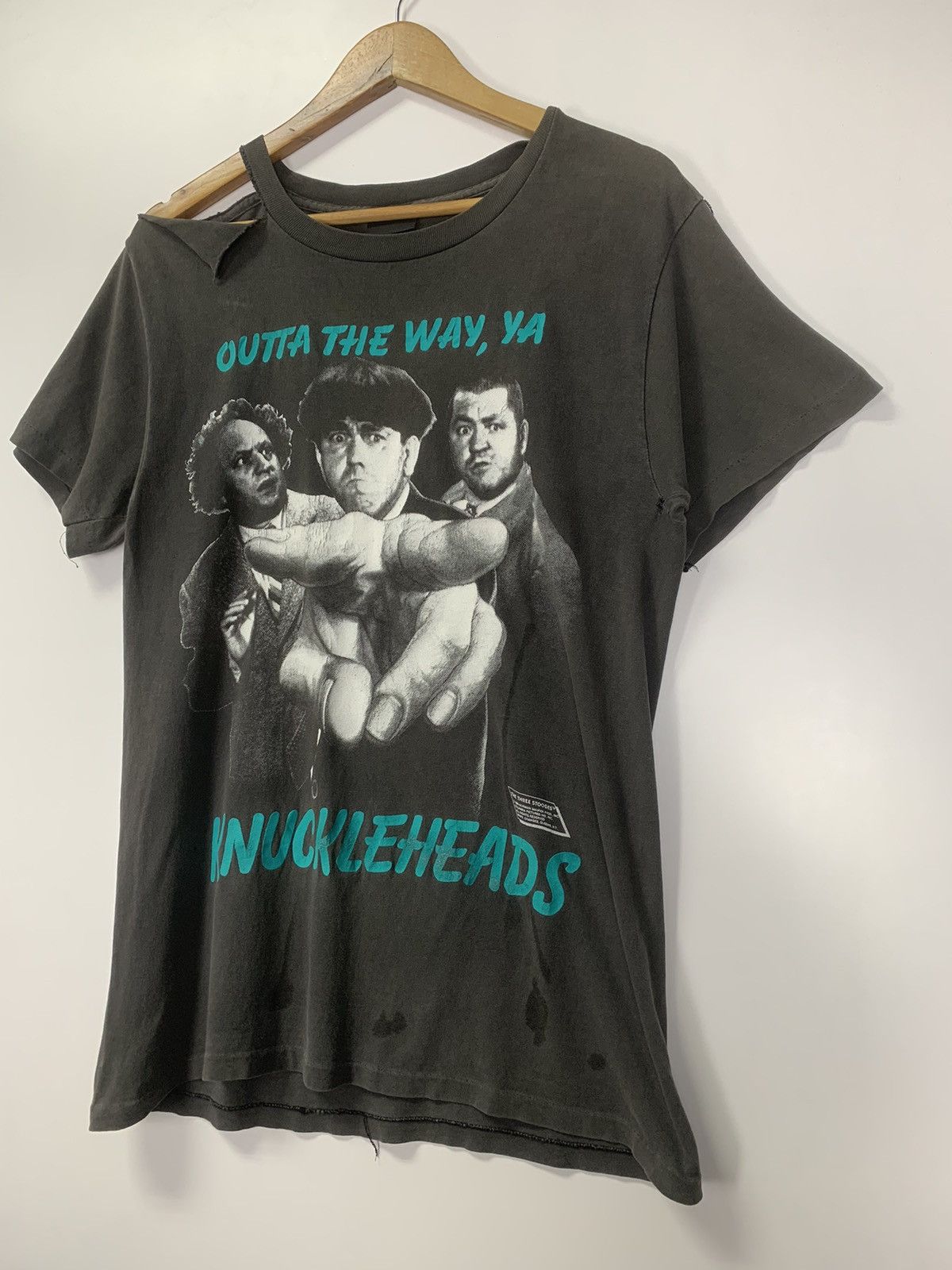 Vintage 🔥Vintage 1989 The Three Stooges Movie T-shirt Size US M / EU 48-50 / 2 - 5 Thumbnail
