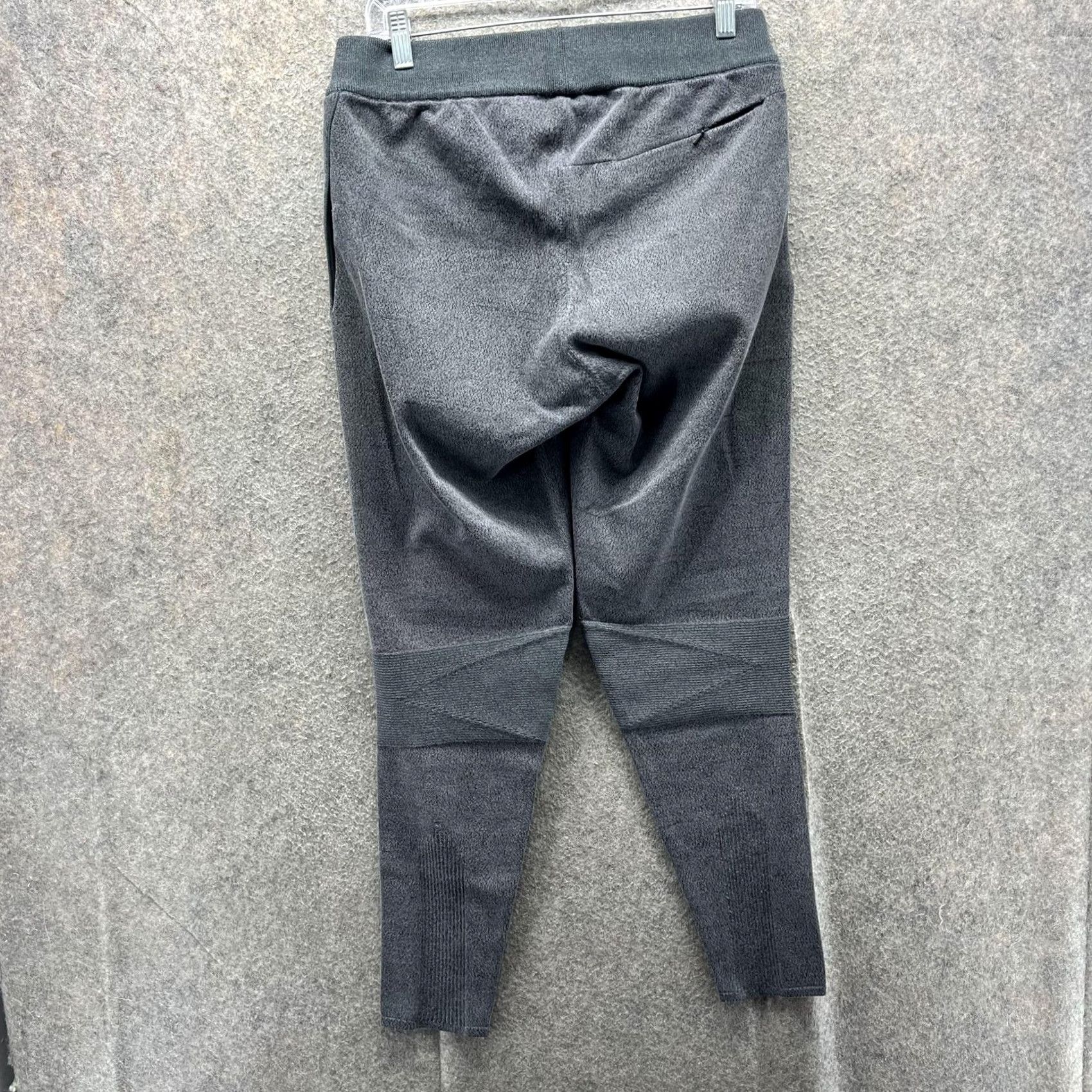 Oakley Oakley Jogger Pants Womens Medium Gray Knit Elastic Waist Zip Pocket Athletic Size 32" / US 10 / IT 46 - 2 Thumbnail