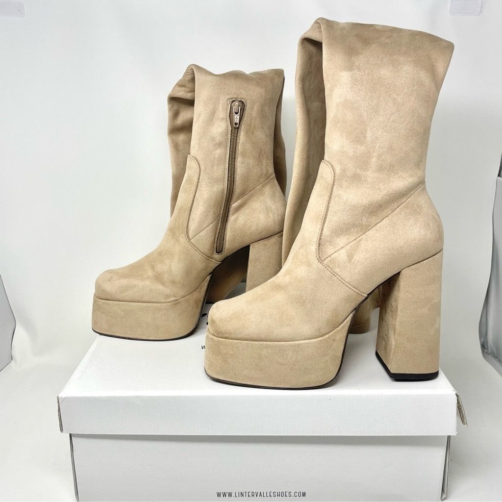 Other NEW L’Intervalle Azalea Suede OTK Boots Made in Spain EU 39 Size US 9 / IT 39 - 6 Thumbnail